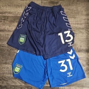 Hummel Men's Sports Shorts - Navy and Blue